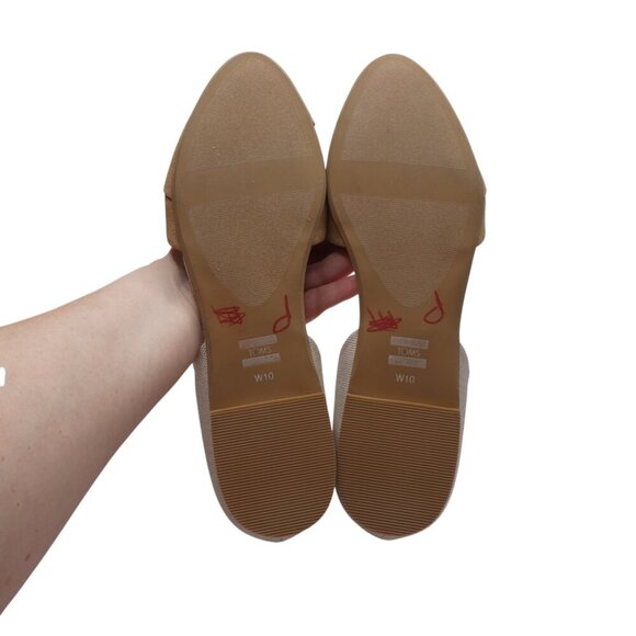Toms Jutti Brown Suede D'orsay Flats Womens 10 - Picture 10 of 13